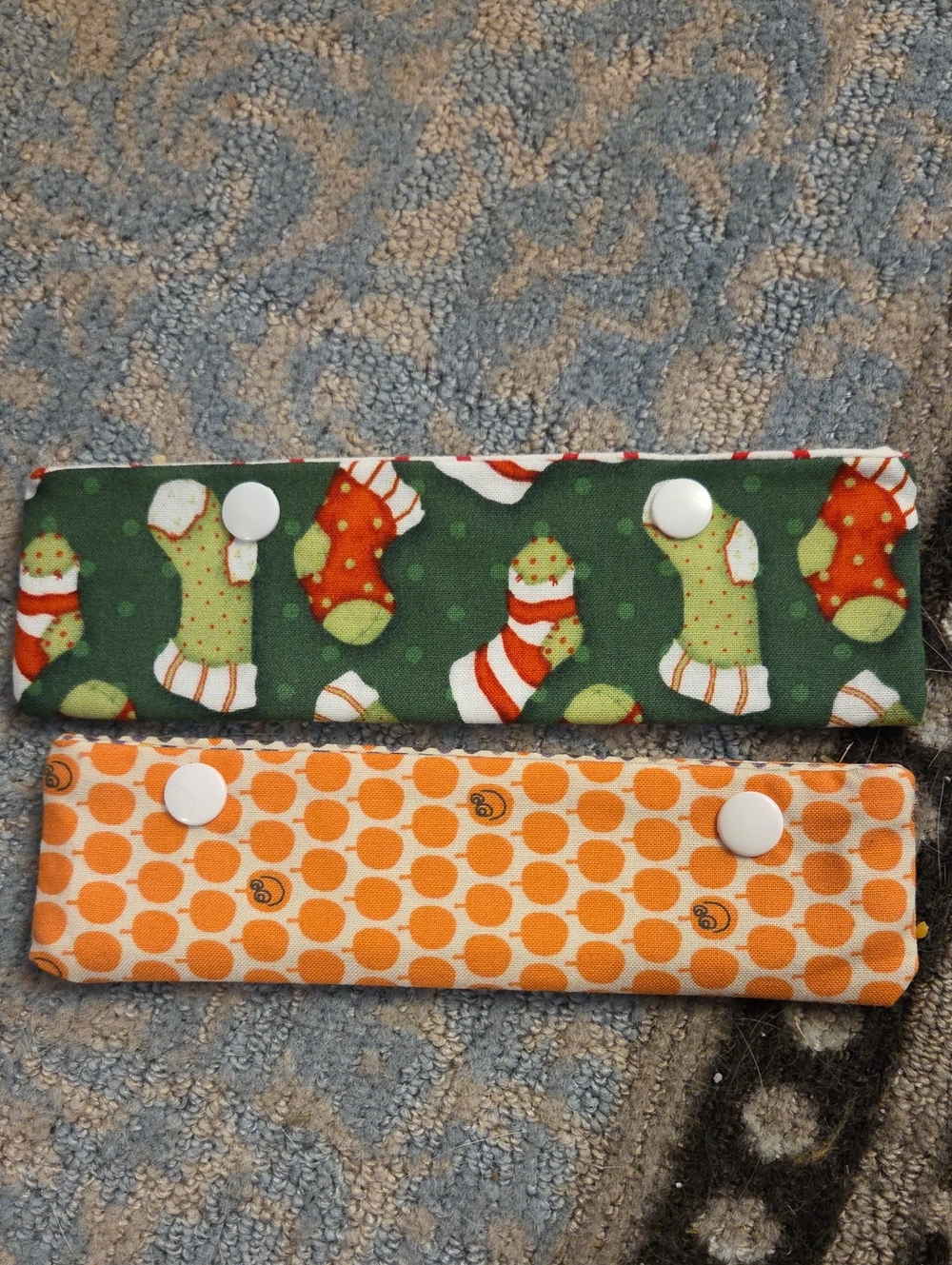 LAST CHANCE EUC Handmade DPN Knitting Needle Pouches For Projects ×2